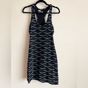 MSPP Max Studio Textured Black Racerback Beach Cover Up Vaca Athleisure dress